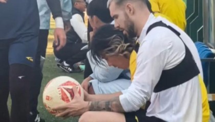 辉达娱乐-即将加盟？网传图片显示原三镇外援图多列正跟随广州豹训练